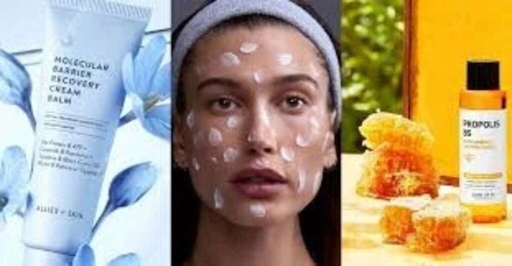 Woman applying best sunscreen for oily skin, oil-free SPF for face, suitable for USA and UK weather.