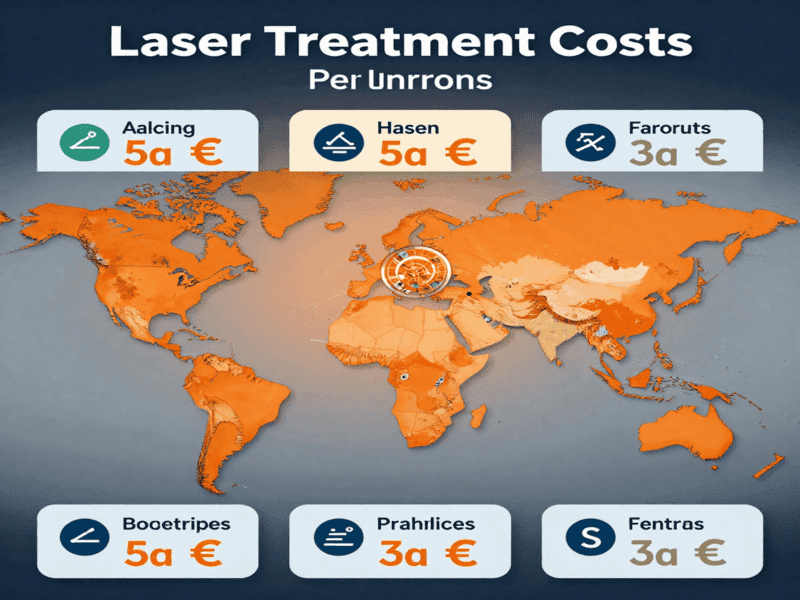 Laser treatment cost comparison across countries