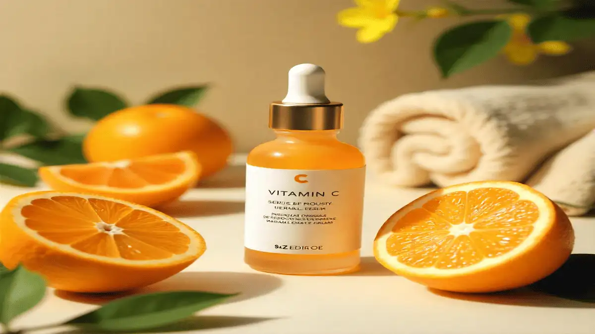 Best Vitamin C Serum recommended by dermatologists shown in a clean skincare setup, highlighting brightening, anti-aging, and pigmentation-reducing benefits..