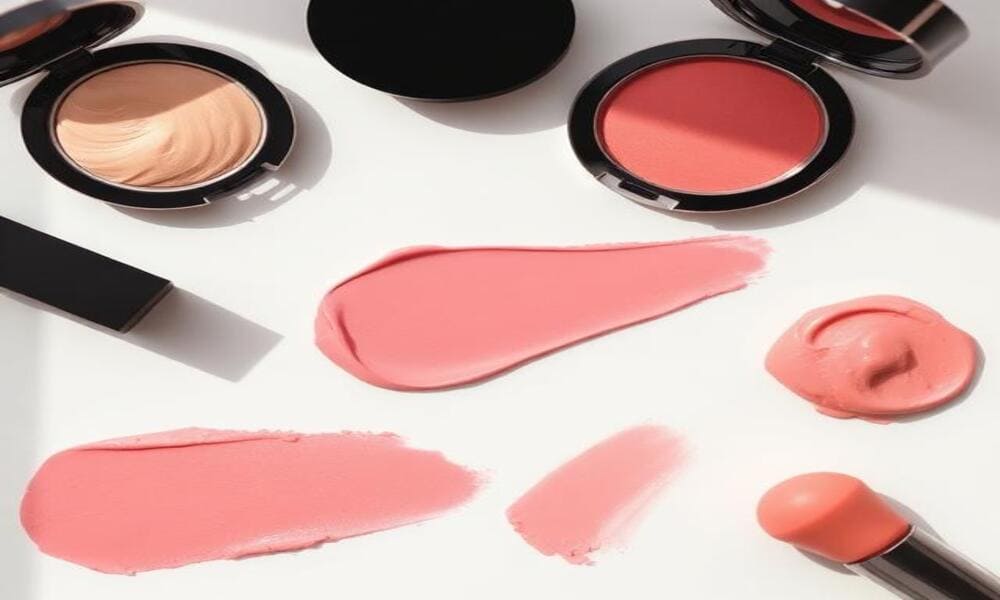 cream liquid balm blush textures for mature skin