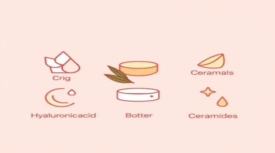 hydrating ingredients in blush for mature skin