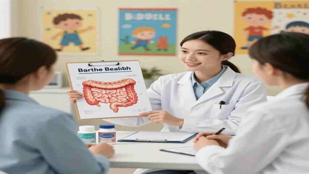 Collaboration between Culturelle and Digestive Health Partners in a modern healthcare setting, highlighting probiotics and digestive health support.