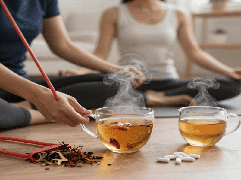 Balance Hormones Naturally by combining supplements with healthy lifestyle habits