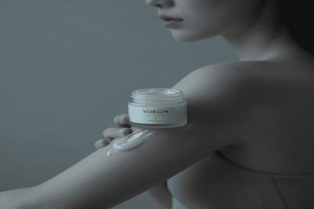 Coconut oil applied to skin for deep moisturization and itchy skin relief