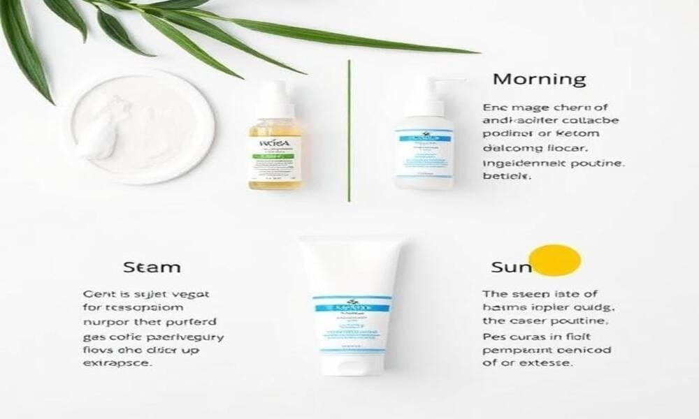 vegan skincare routine morning and night steps
