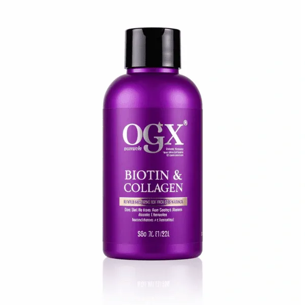 OGX Biotin & Collagen bottle, a popular choice for best shampoo for hair loss women Walmart