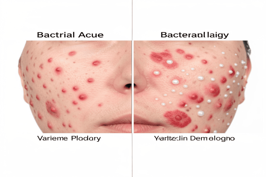fungal acne treatment at home comparison between fungal acne and bacterial acne