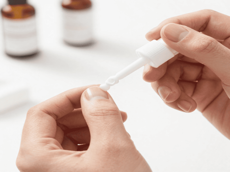 fungal acne treatment at home applying topical antifungal cream ketoconazole