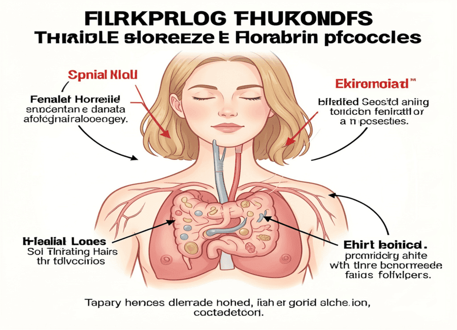 Hormonal imbalance affecting hair growth in women