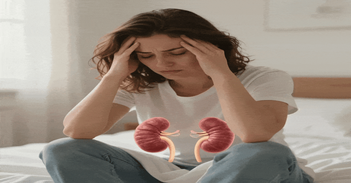 Adrenal fatigue symptoms in females including extreme morning exhaustion and hormonal imbalance