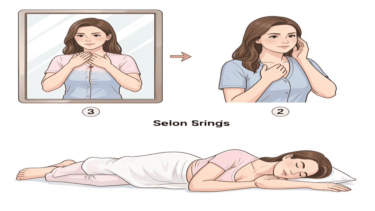 How to perform a breast self-exam step by step