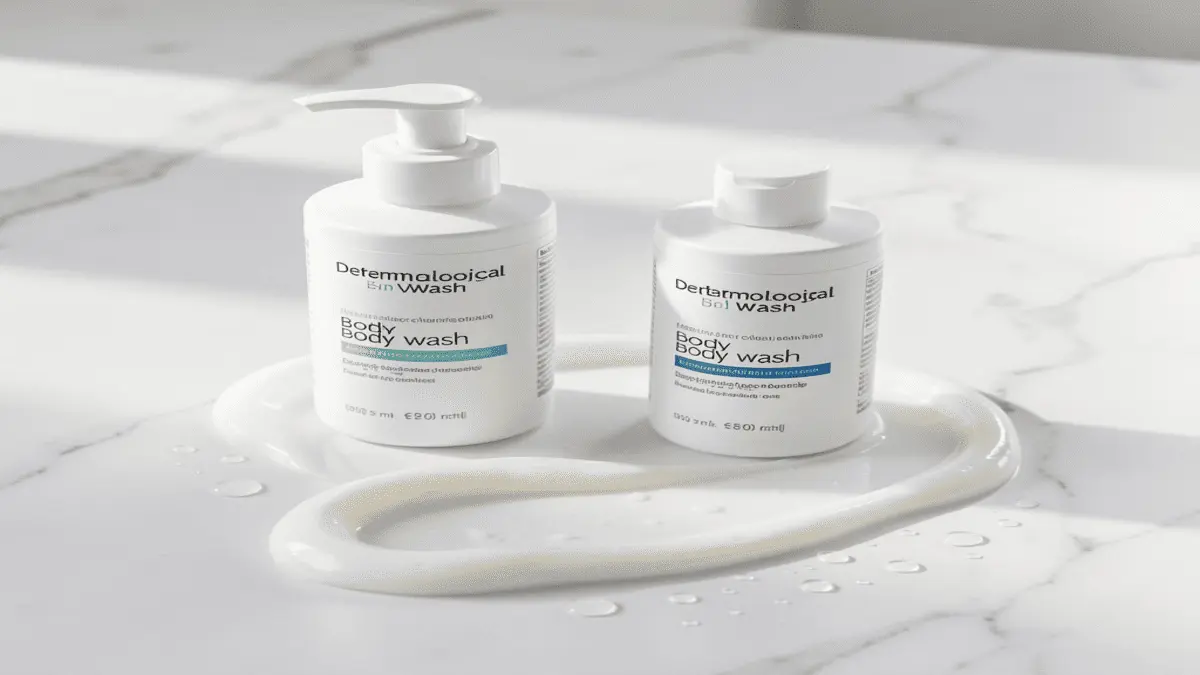 A medical diagram showing why choosing the best body wash for eczema adults USA is crucial for repairing a leaky skin barrier caused by filaggrin deficiency.