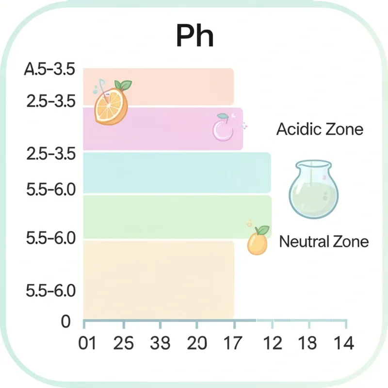 Infographic explaining the different pH requirements when applying Vitamin C and Retinol together.